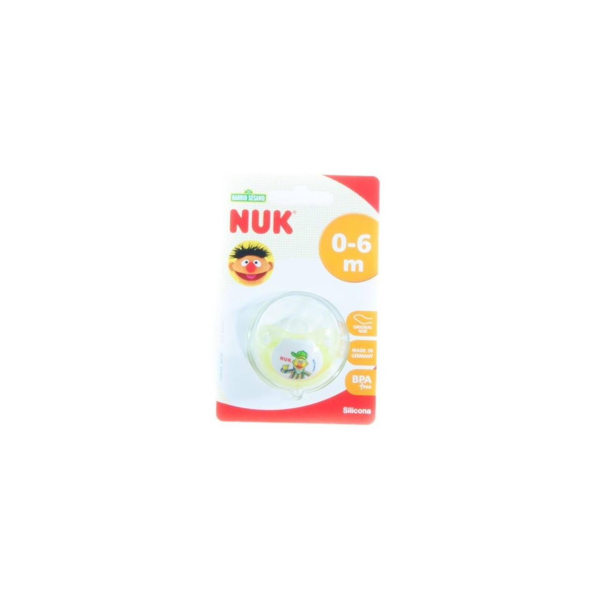 nuk chupete silicona t 1 barrio sesamo