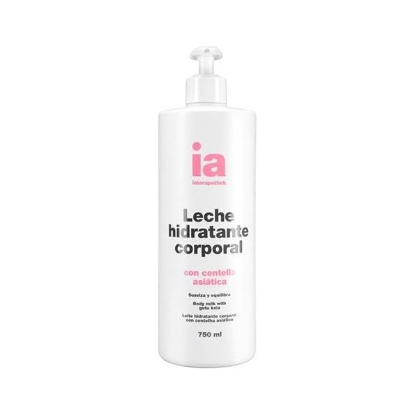 interapothek leche hidratante corporal centella asiatica 750 ml