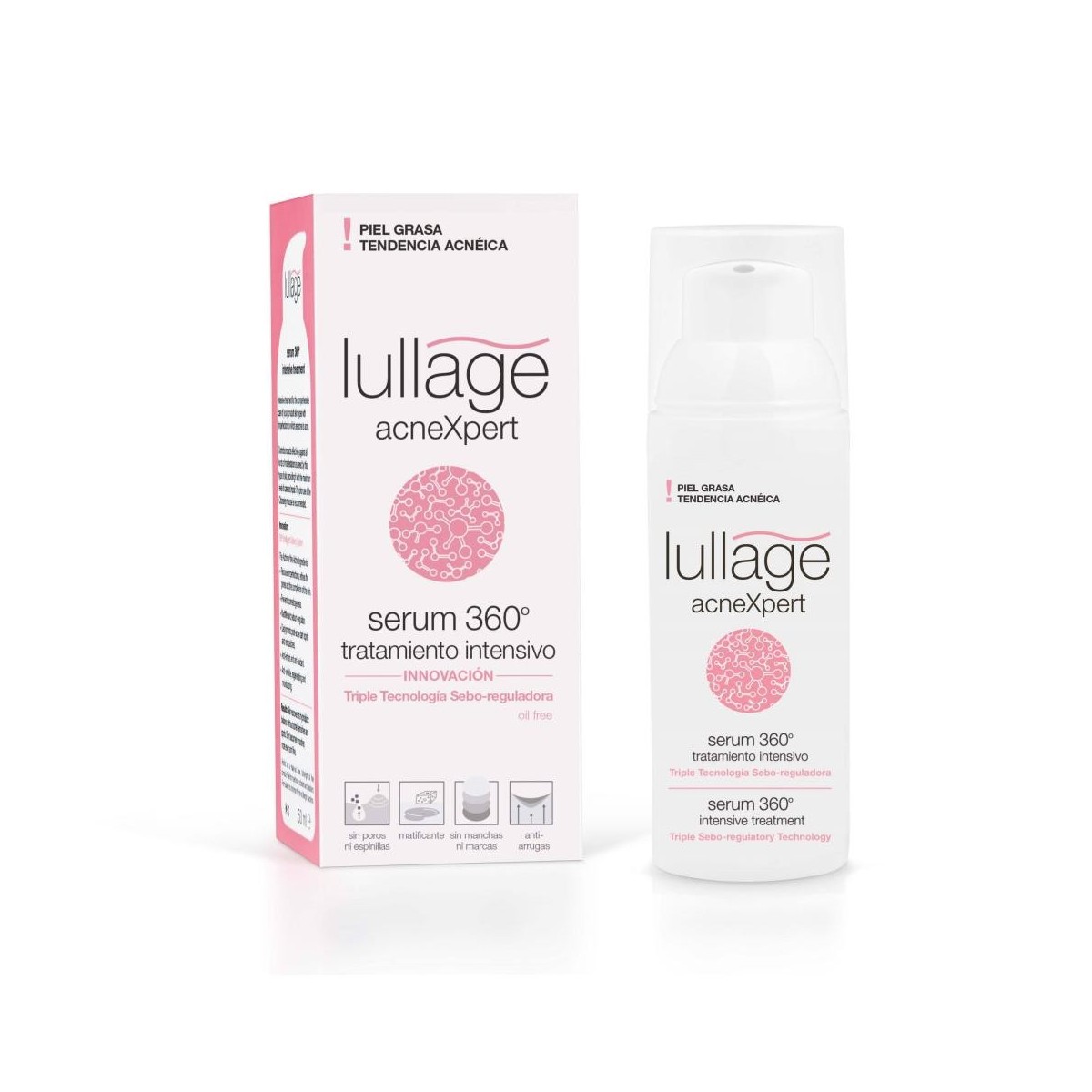 lullage acnexpert serum tratamiento intensivo 360 50 ml