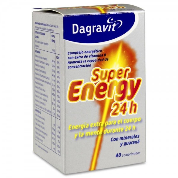 dagravit super energy 24h 40 comprimidos