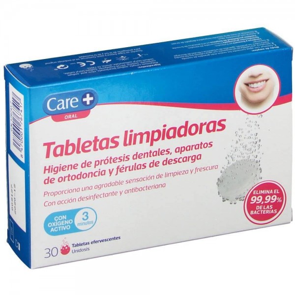 30 tabletas limpiadoras dentaduras postizas stada