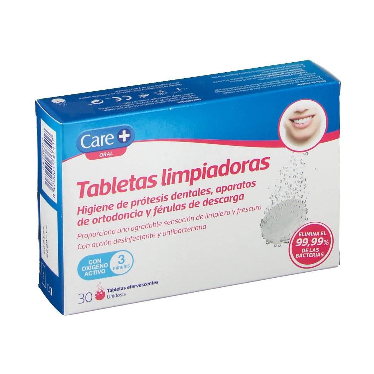 30 tabletas limpiadoras dentaduras postizas stada