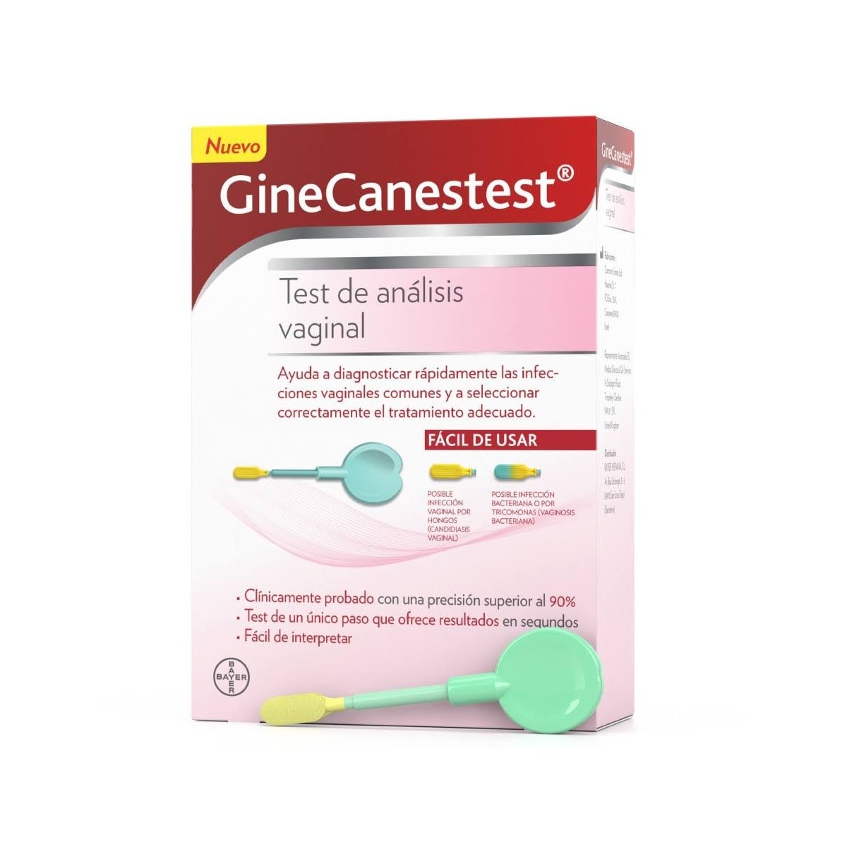 ginecanestest test analisis vaginal