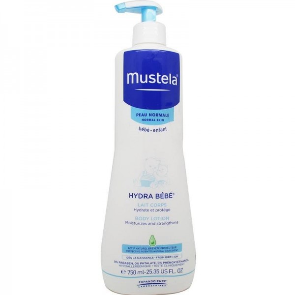 mustela hydra bebe leche corporal 750 ml