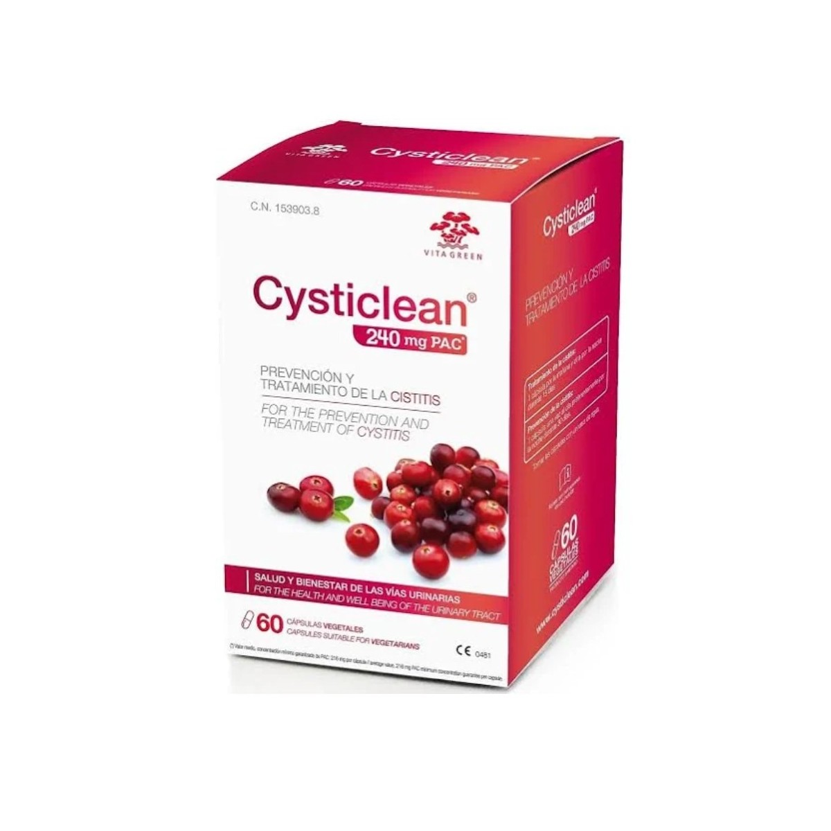 cysticlean 60 capsulas