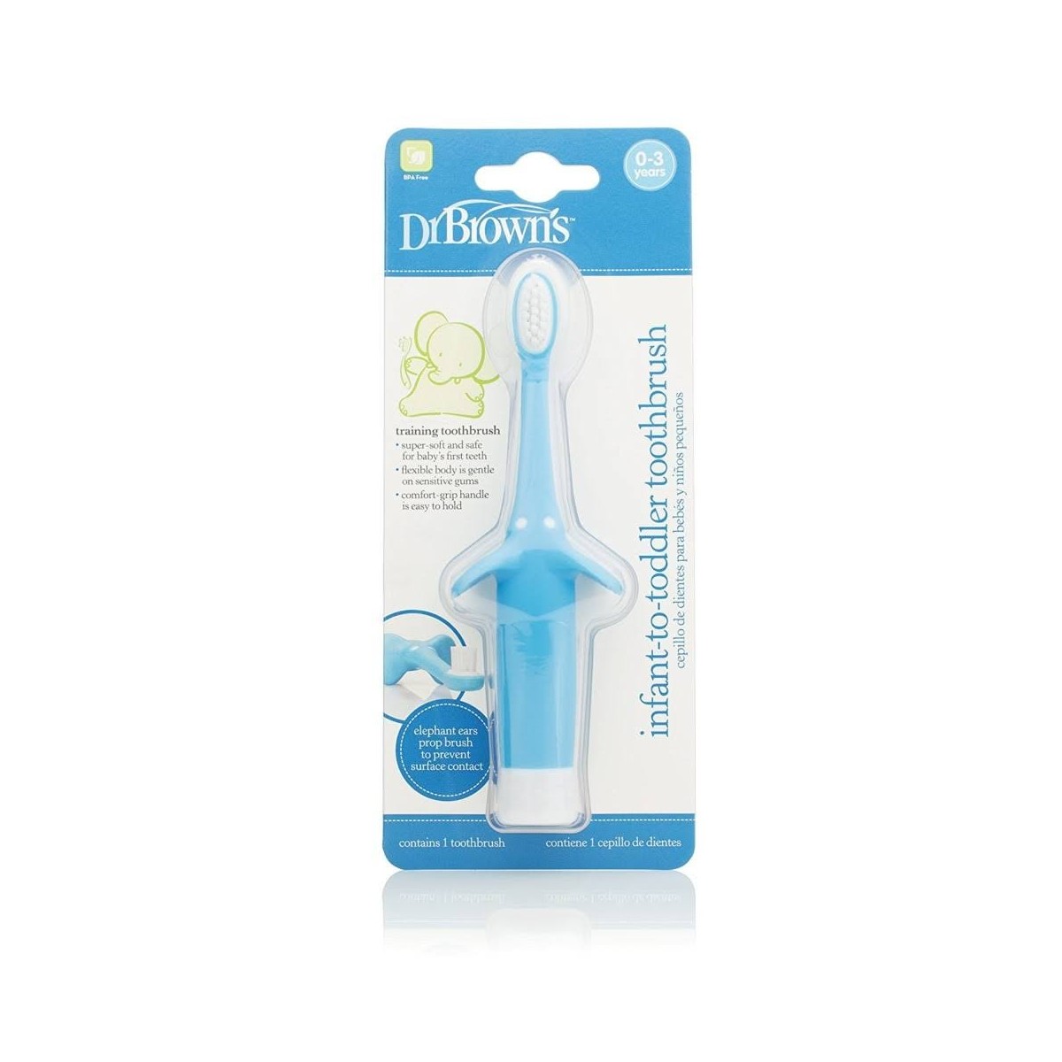 dr brown cepillo de dientes azul
