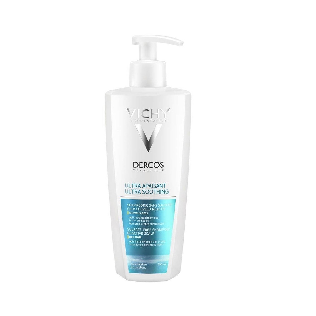 dercos champu ultra calmante cabello graso 390 ml vichy