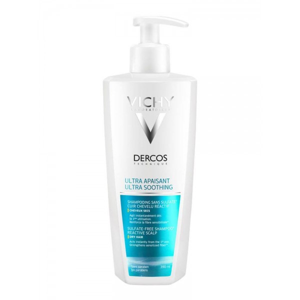 dercos champu ultra calmante cabello seco 390ml