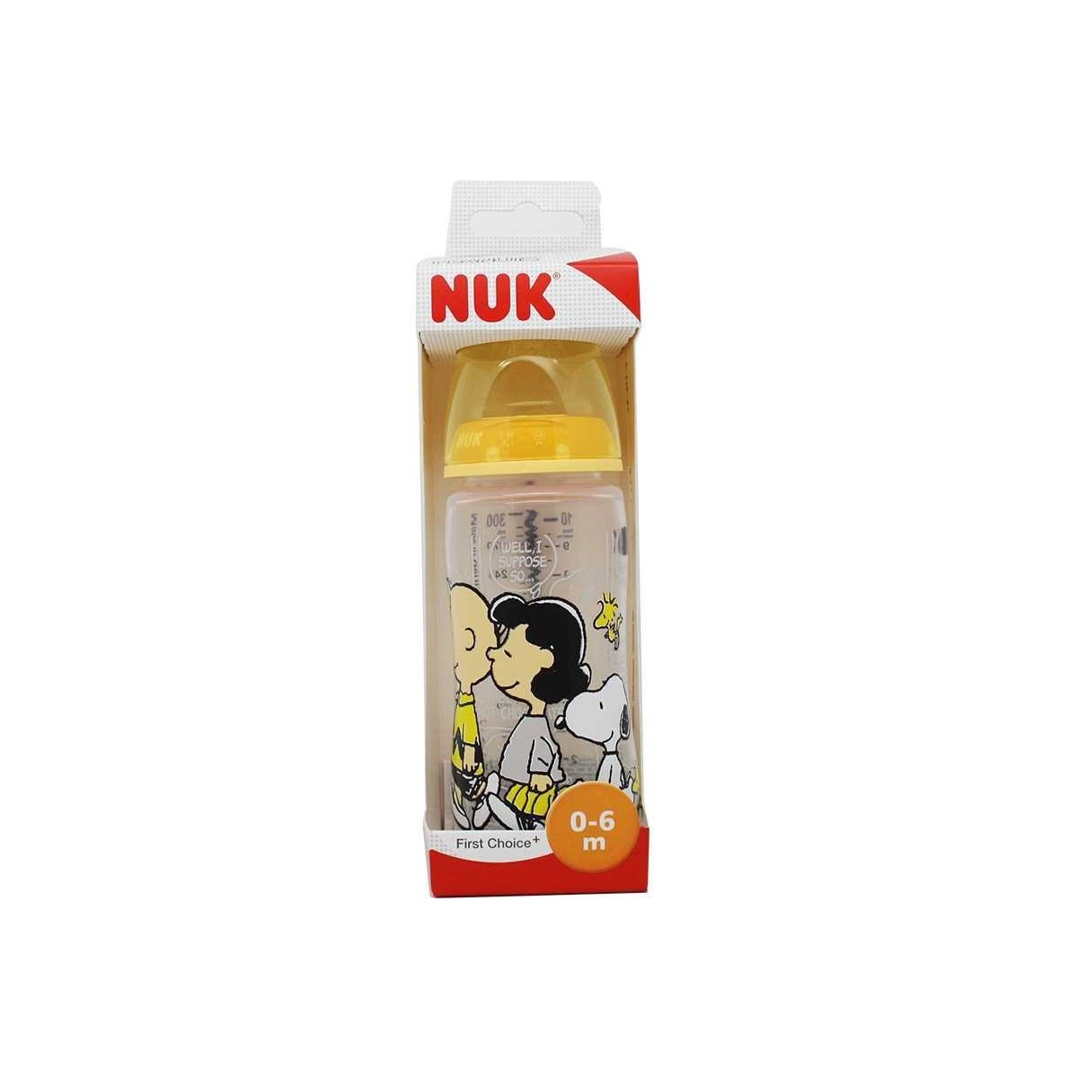 nuk biberon silicona snoopy 1m 300 ml