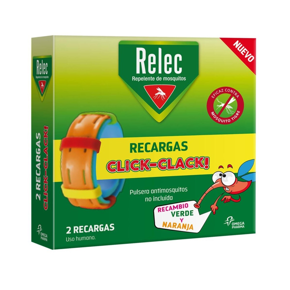 relec pulsera ninos recargas