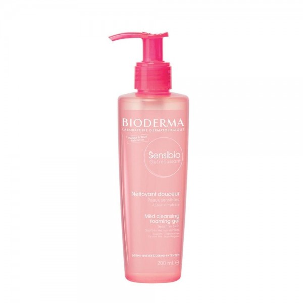 sensibio gel moussant bioderma 200 ml