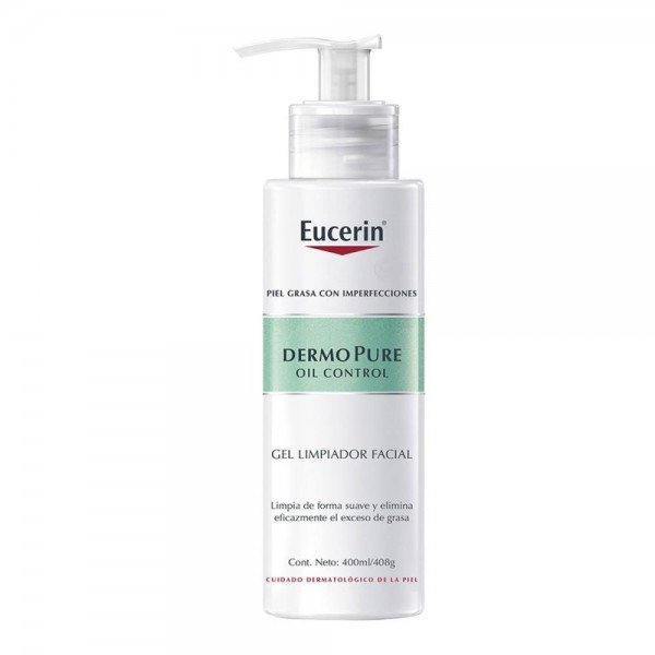 eucerin dermopure oil control gel limpiador facial 400 ml