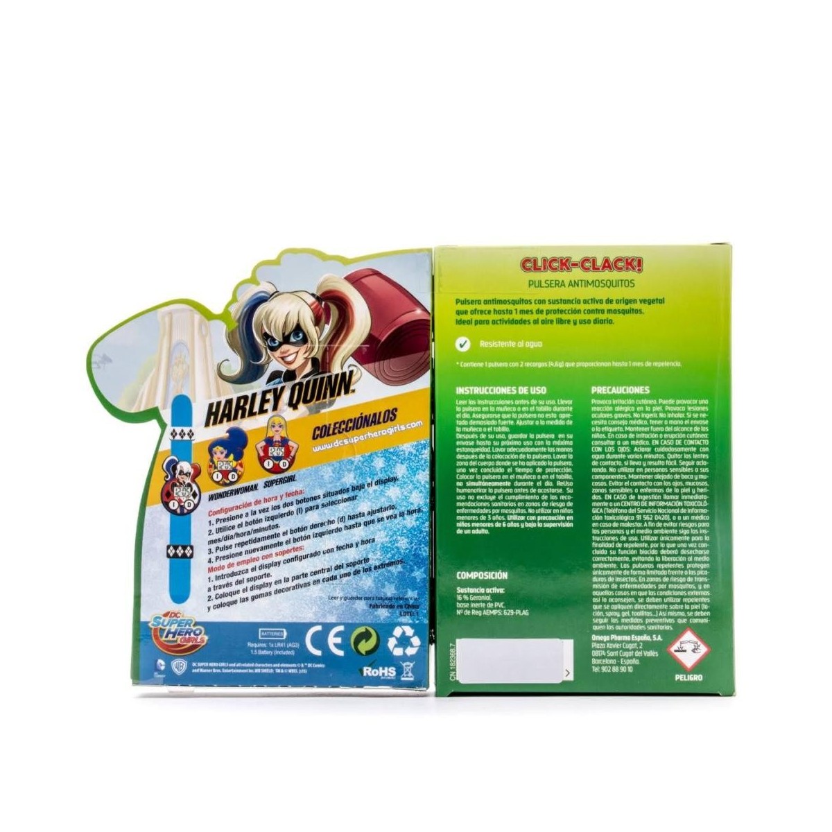 relec pulsera antimosquitos harley quinn