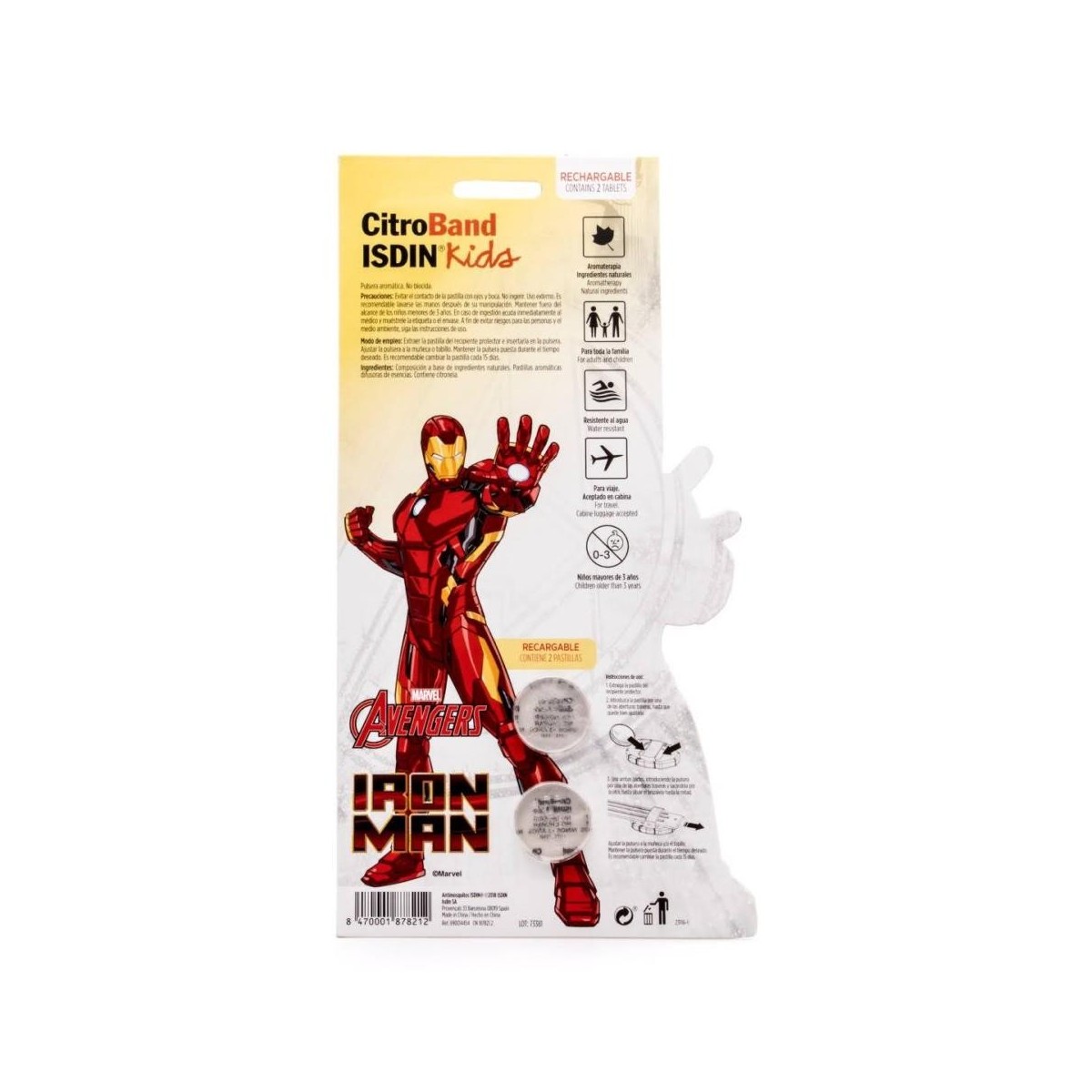 isdin citroband kids pulsera iron man