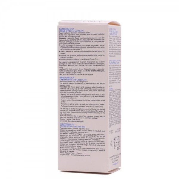uriage bariederm cica crema spf50 40ml