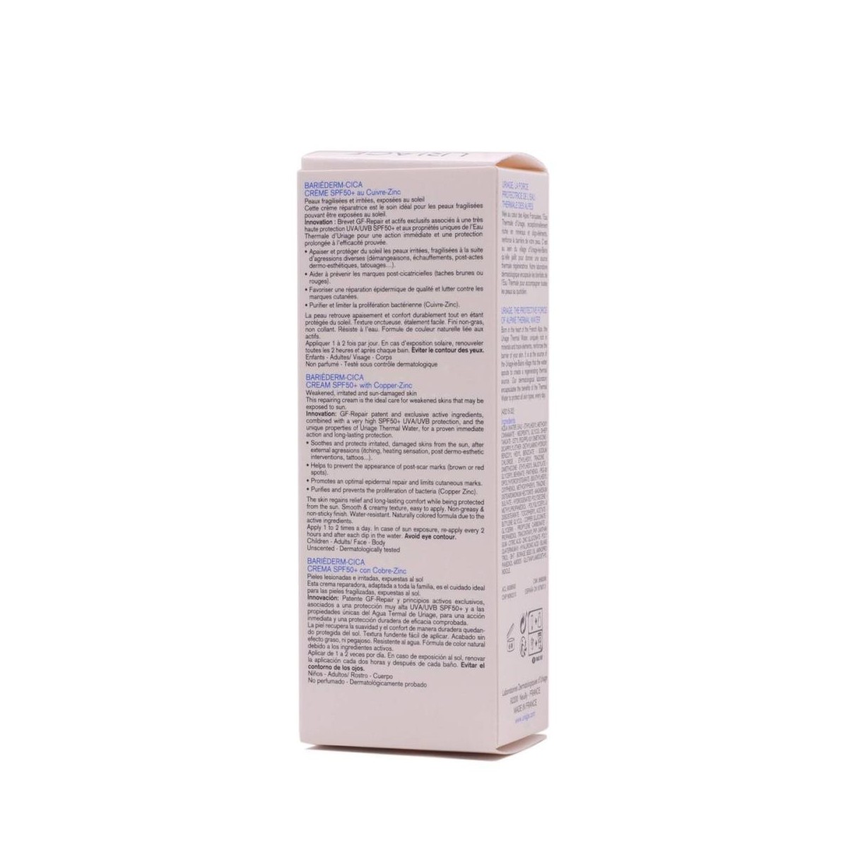uriage bariederm cica crema spf50 40ml