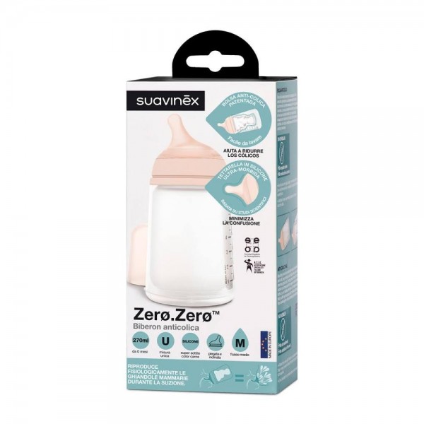 suavinex biberon zero flujo m 270 ml