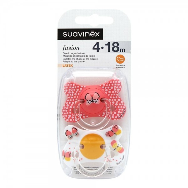 suavinex fusion chupete latex anatomica 4 18m