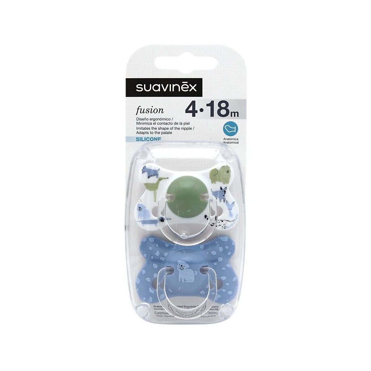 suavinex chupete fusion anatomico 4 18 meses
