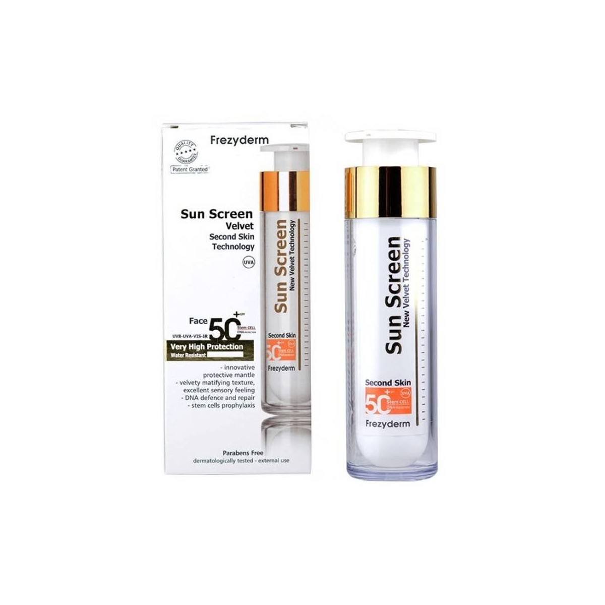 frezyderm sun screen velvet spf50 50 ml