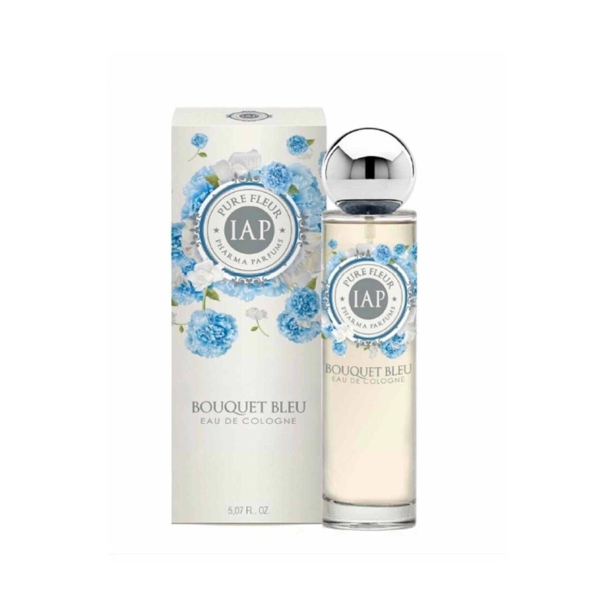 iap pharma pure fleur eau de cologne bouquet bleu 150 ml