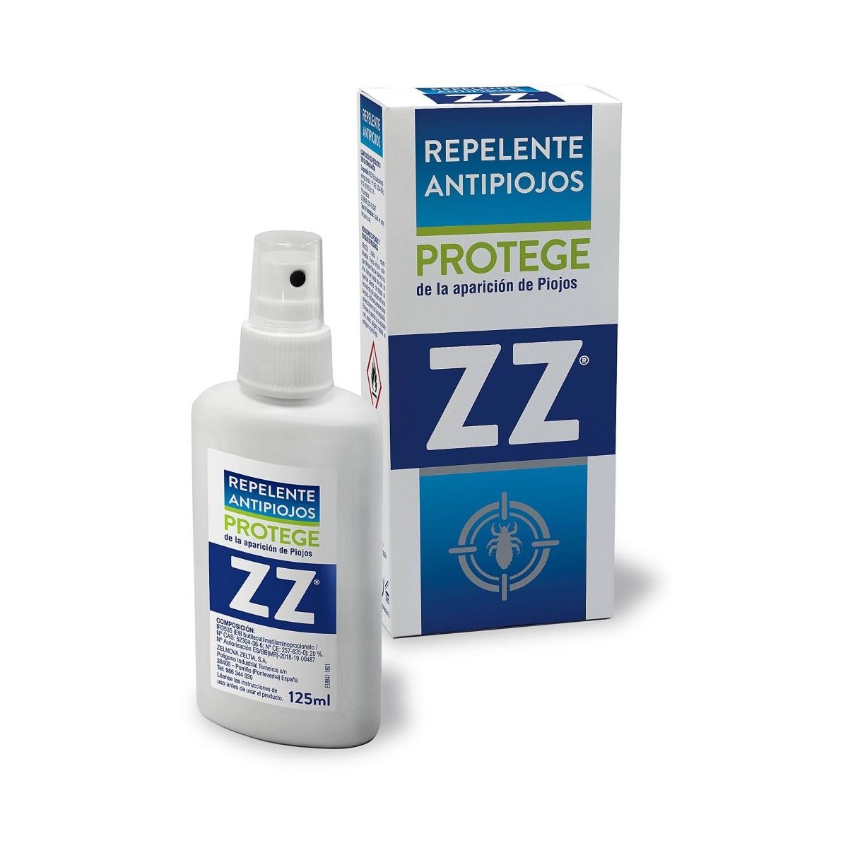 zz repelente antipiojos 125 ml