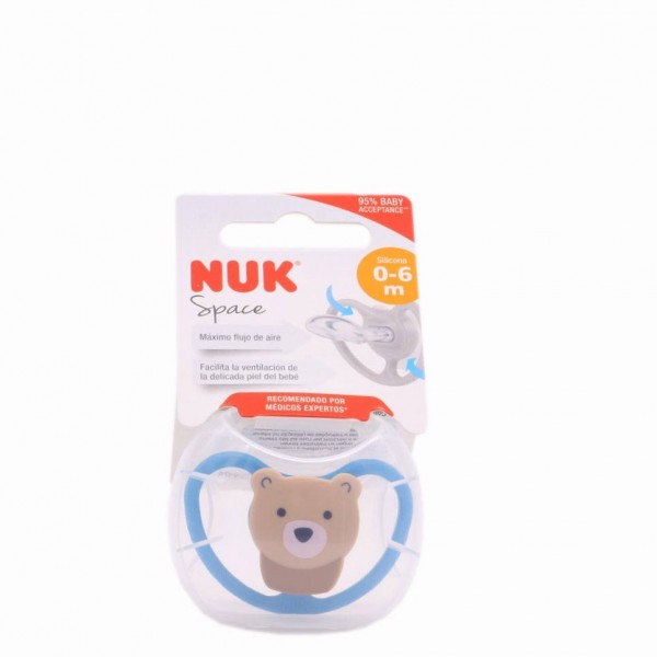 chupete silicona nuk space 0 6 m 1 u