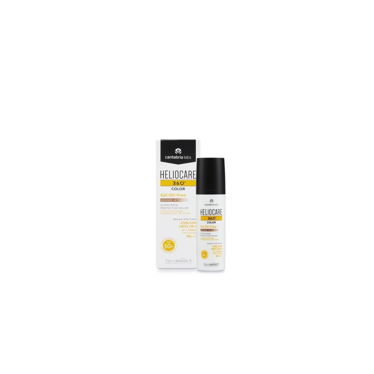 heliocare 360o color gel oil free bronze intense 50ml