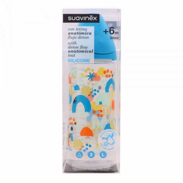 suavinex biberon tetina anatomica silicona 360ml