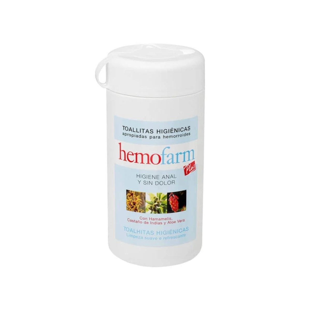 hemofarm plus 60 toallitas bote