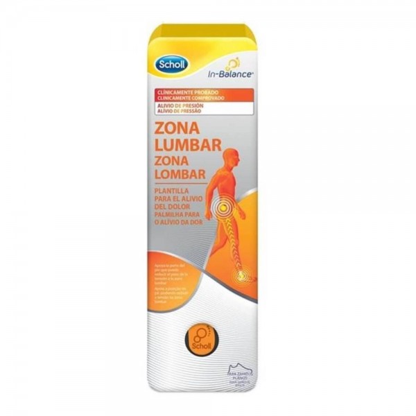 scholl in balance plantillas zona lumbar talla m