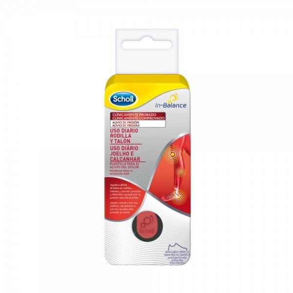 scholl plantillas in balance rodilla y talon talla l