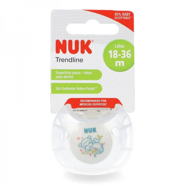 nuk chupete jungle 18 36 latex 1 ud