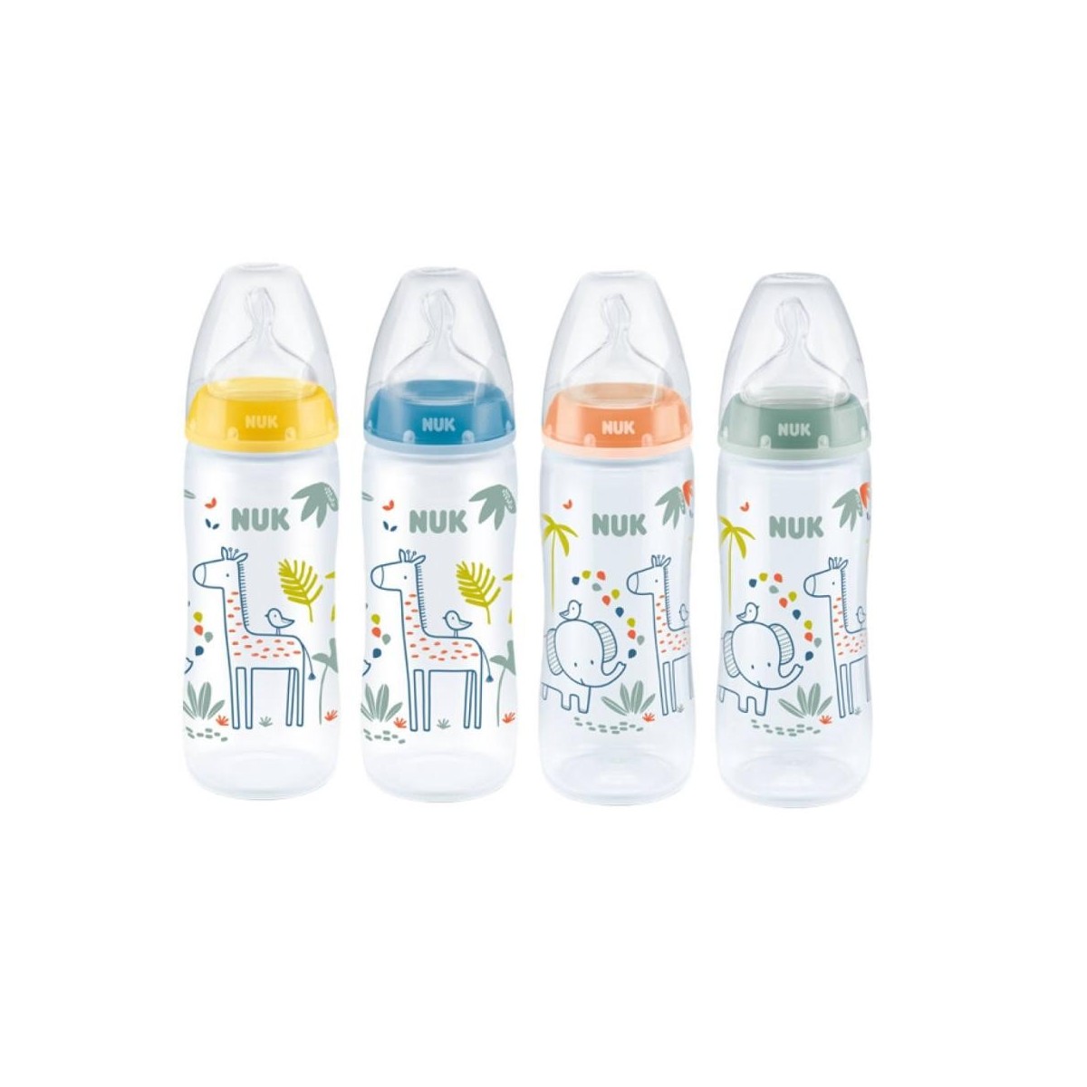 nuk biberon fc jungle 6 18 xl silicona 360 ml