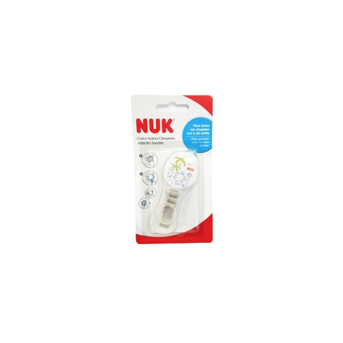 nuk cinta sujeta chupetes jungle animals