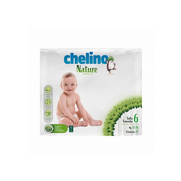 chelino nature talla 6 17 28 kg 27 unidades