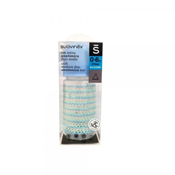 suavinex biberon tetina anatomica silicona 270 ml