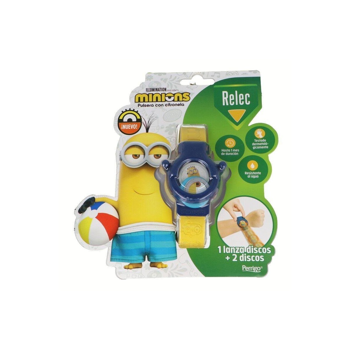 relec pulsera antimosquitos minions azul
