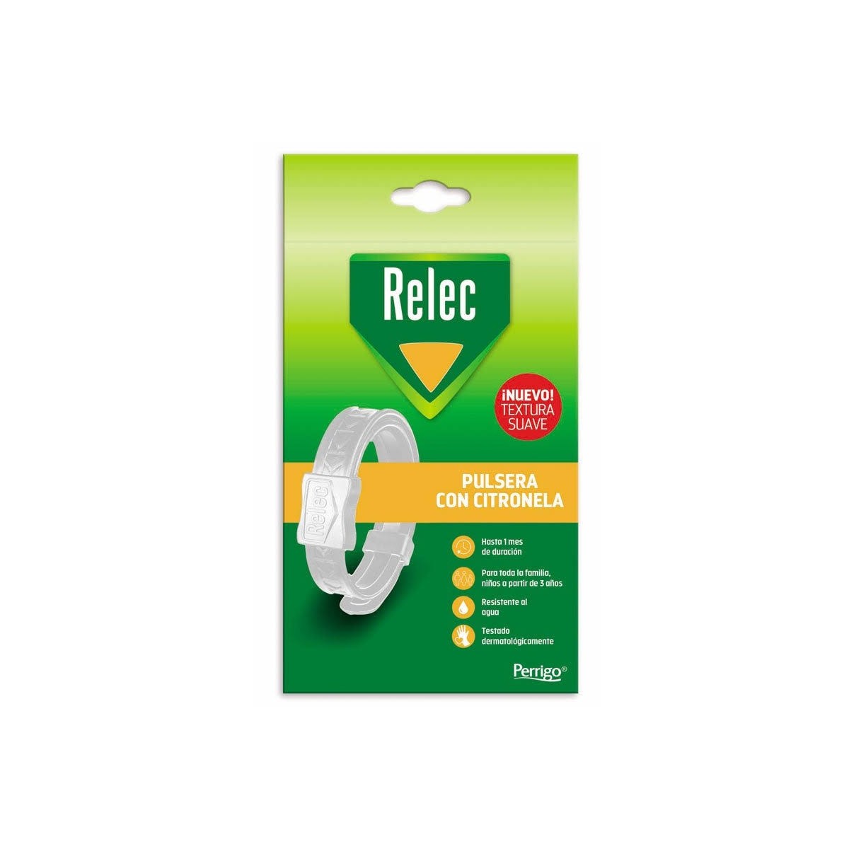 relec pulsera antimosquitos blanca