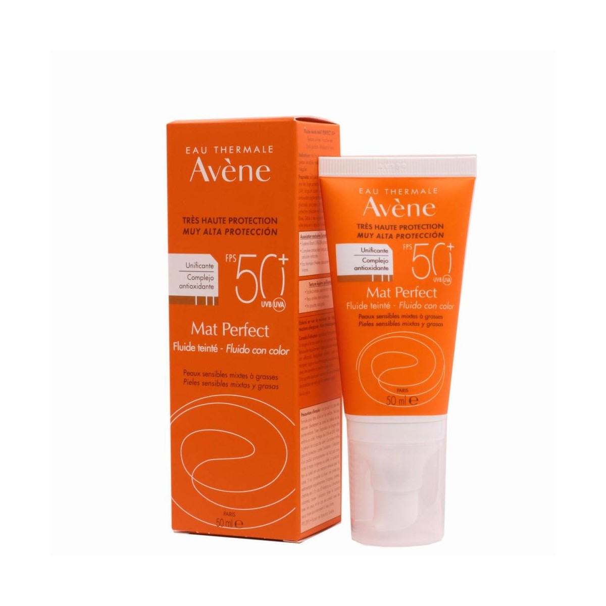 avene mat perfect con color fluido spf50 50 ml