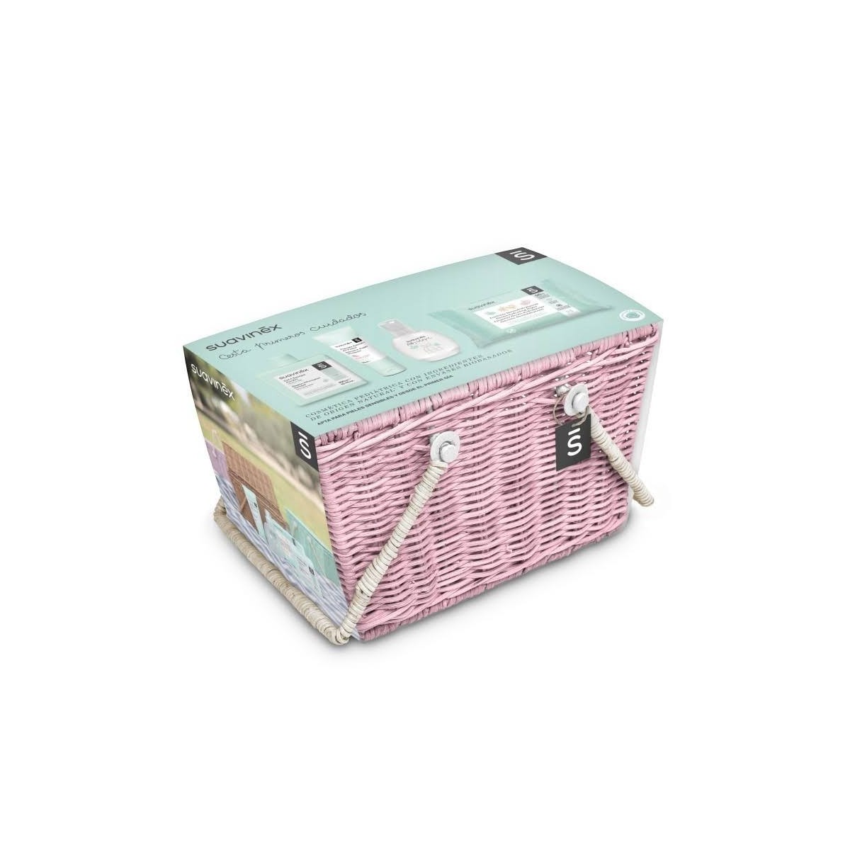 suavinex cesta rosa primeros cuidados