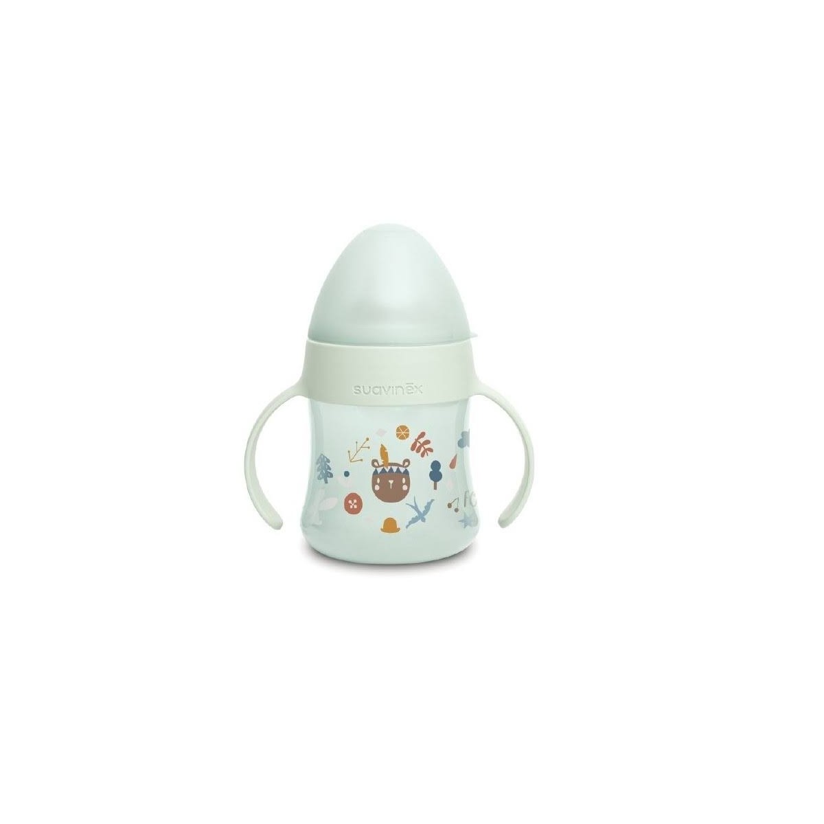 suavinex biberon con asas boquilla silicona 150ml