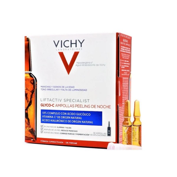 vichy liftactiv specialist glyco c 10 ampollas peeling noche
