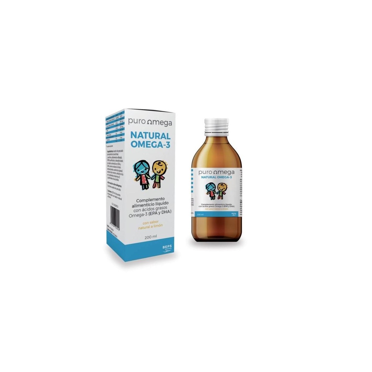 puro omega natural omega 3 ninos 200 ml