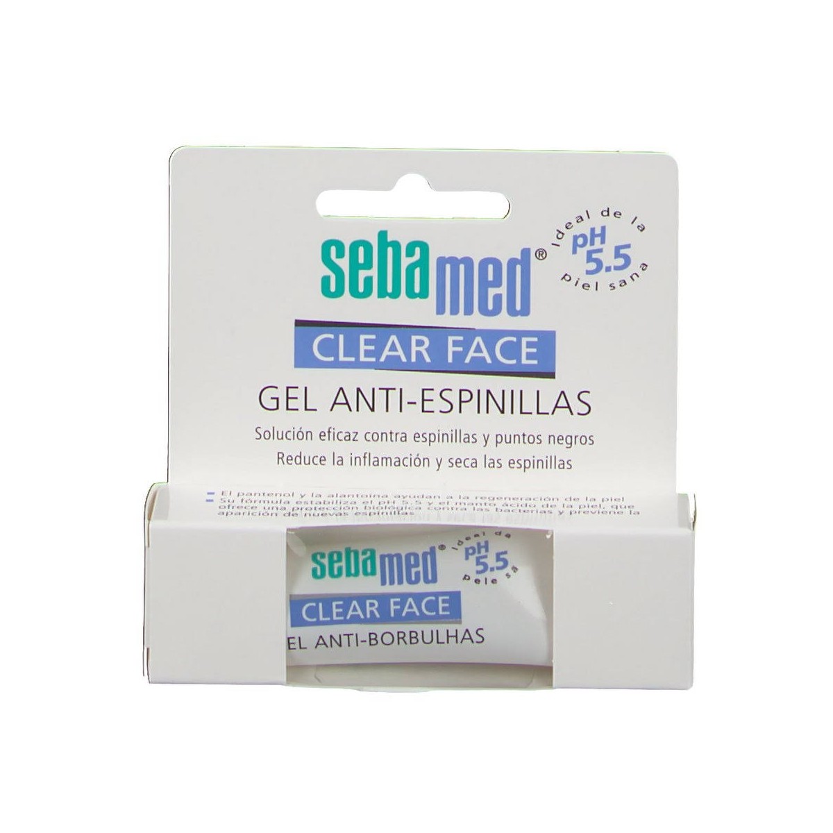 sebamed clear face gel antiespinillas 10 ml