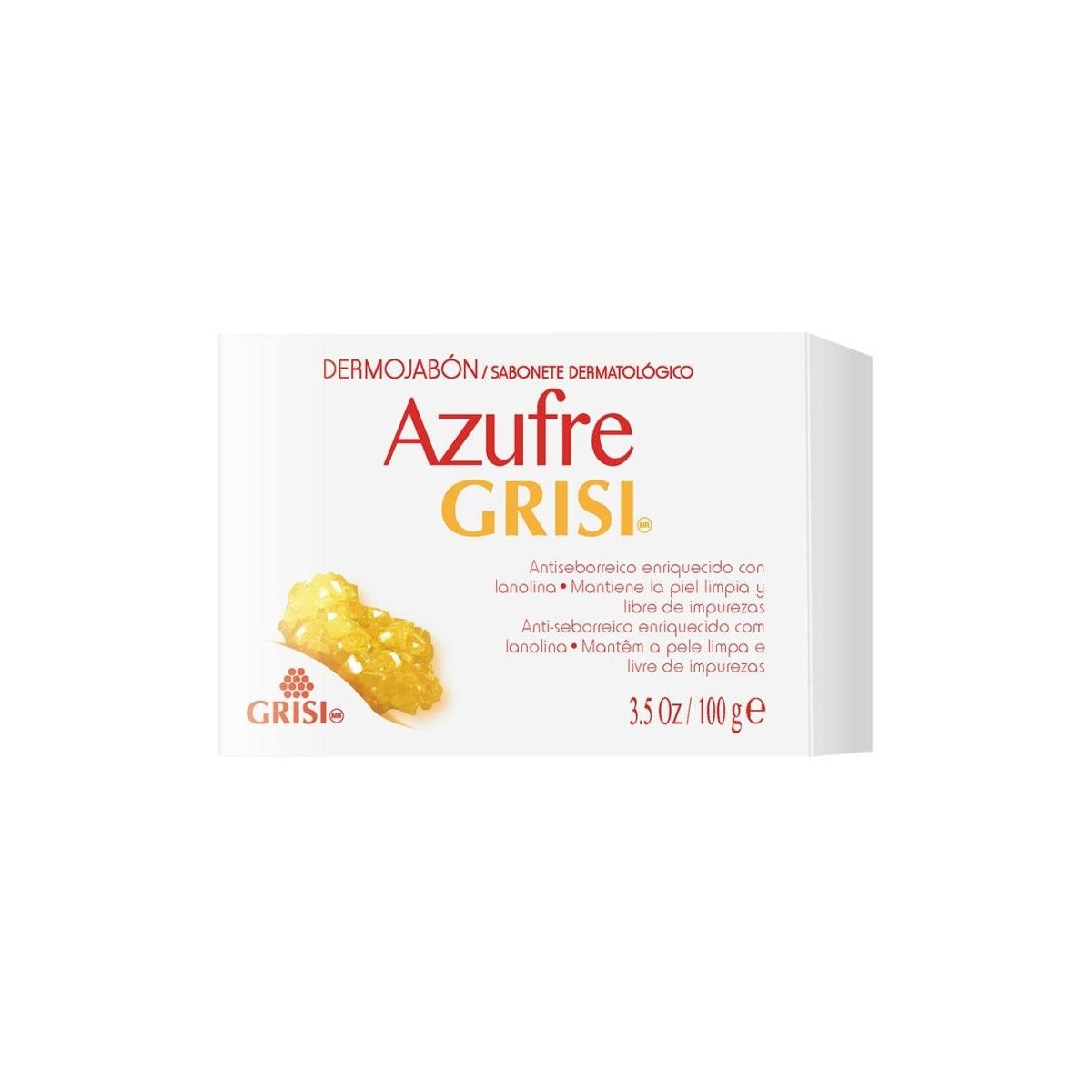 grisi dermojabon azufre 100 gr