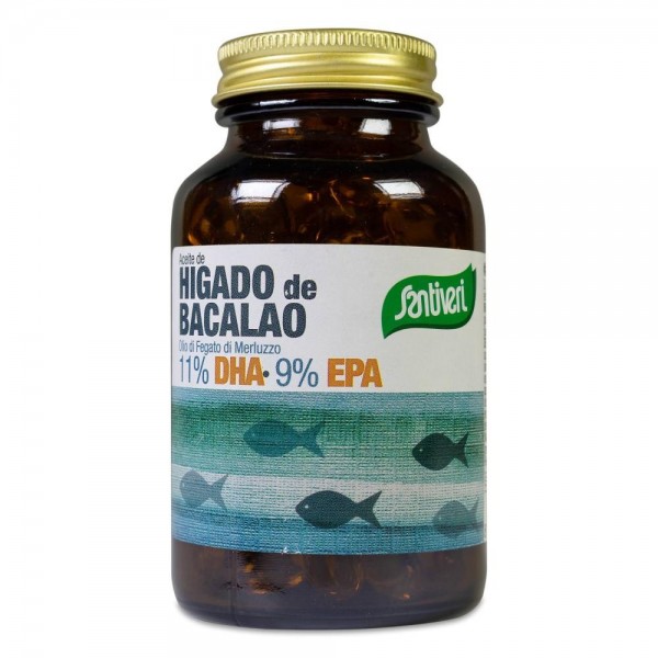 aceite higado bacalao 120 perlas santiveri