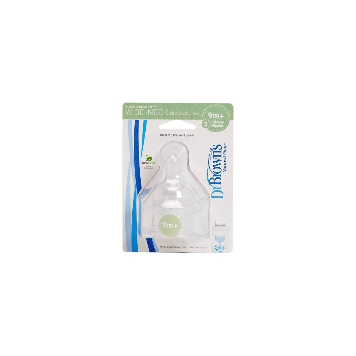 tetina cereales boca ancha pack x 2 dr browns