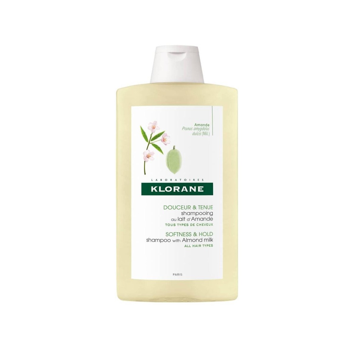 klorane champu leche de almendras 400 ml