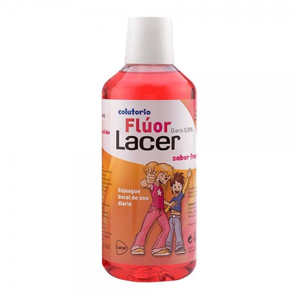 lacer colutorio fluor diario fresa 500 ml